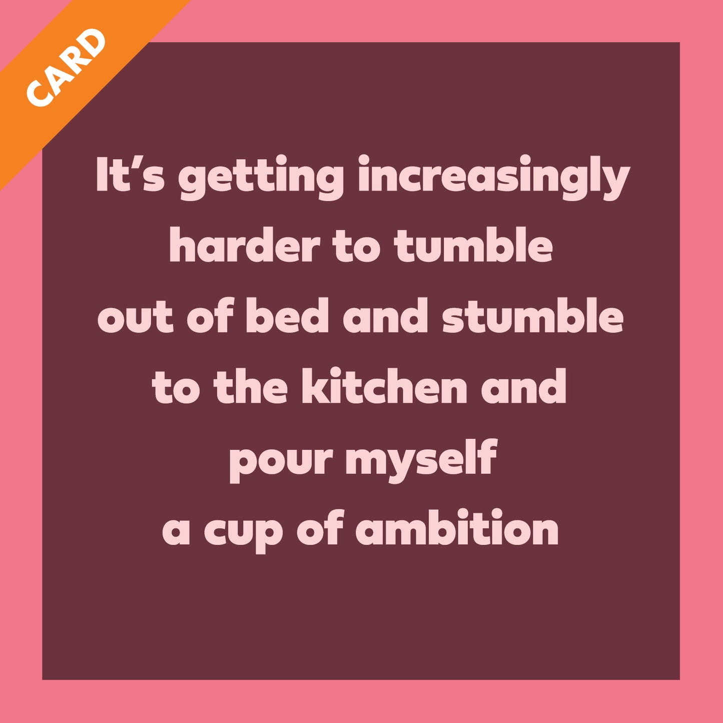 Cup of Ambition Card