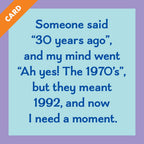 30 Years Card