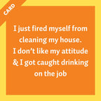 Fired Card