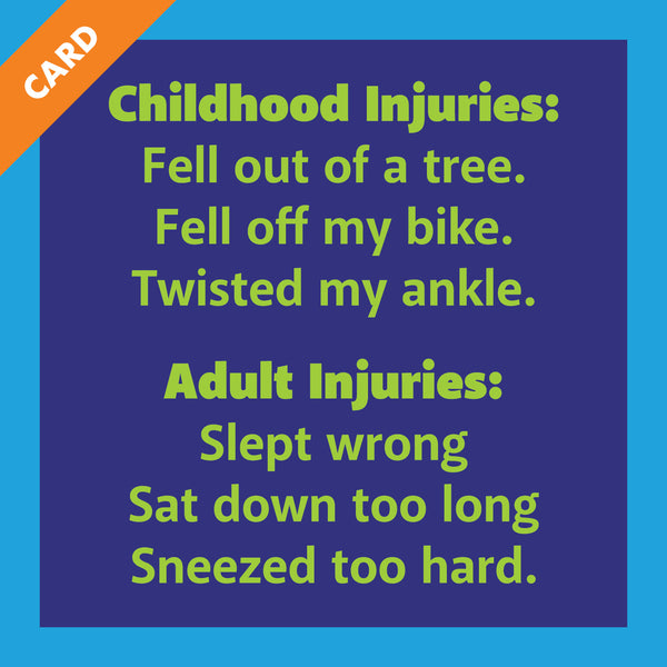 Childhood injuries Card
