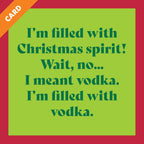 Spirit/Vodka CHRISTMAS Card