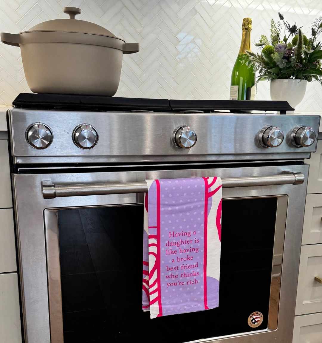 Broke best friend Dish Towel