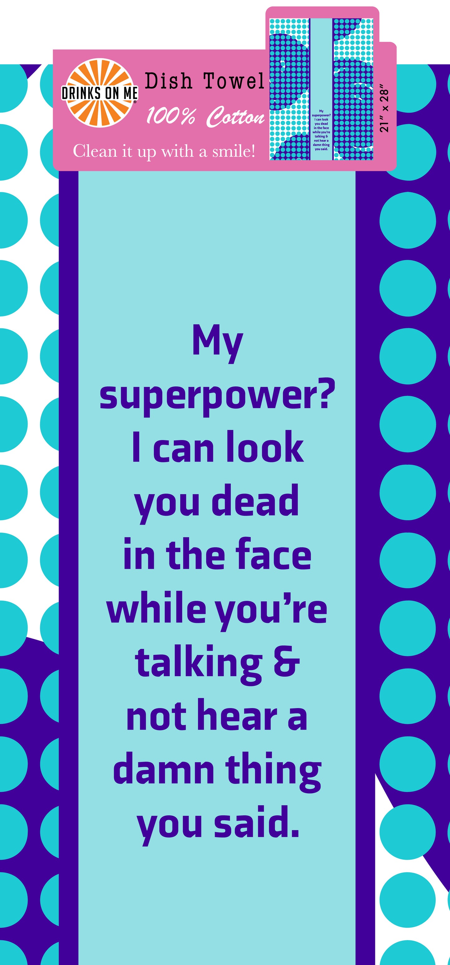 Superpower Dish Towel