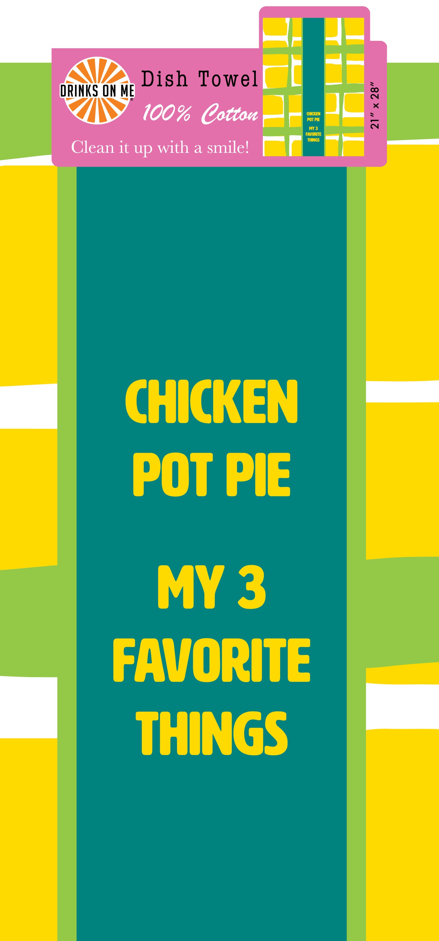 Chicken Pot Pie Dish Towel