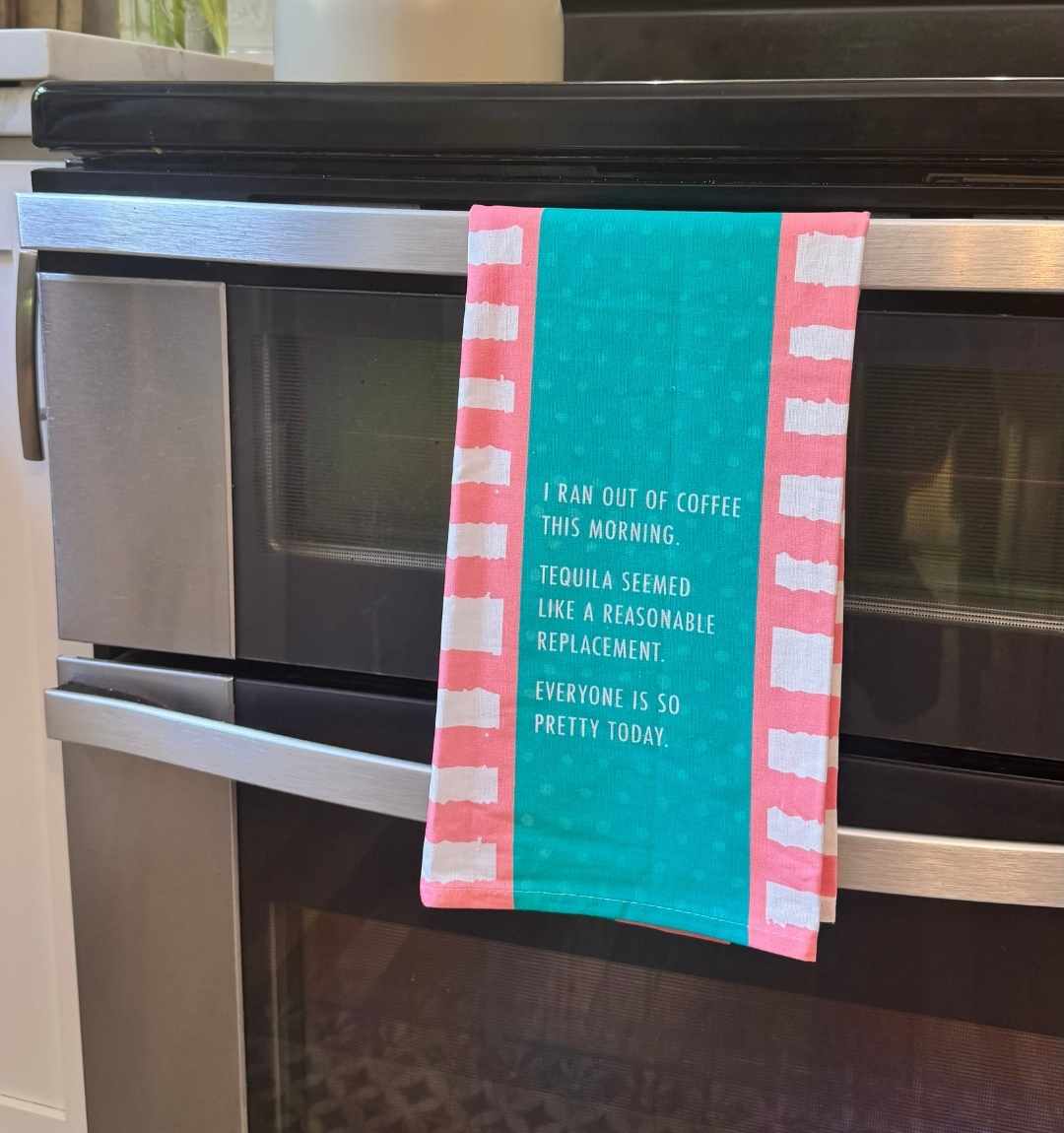 Ran Out of Coffee Dish Towel