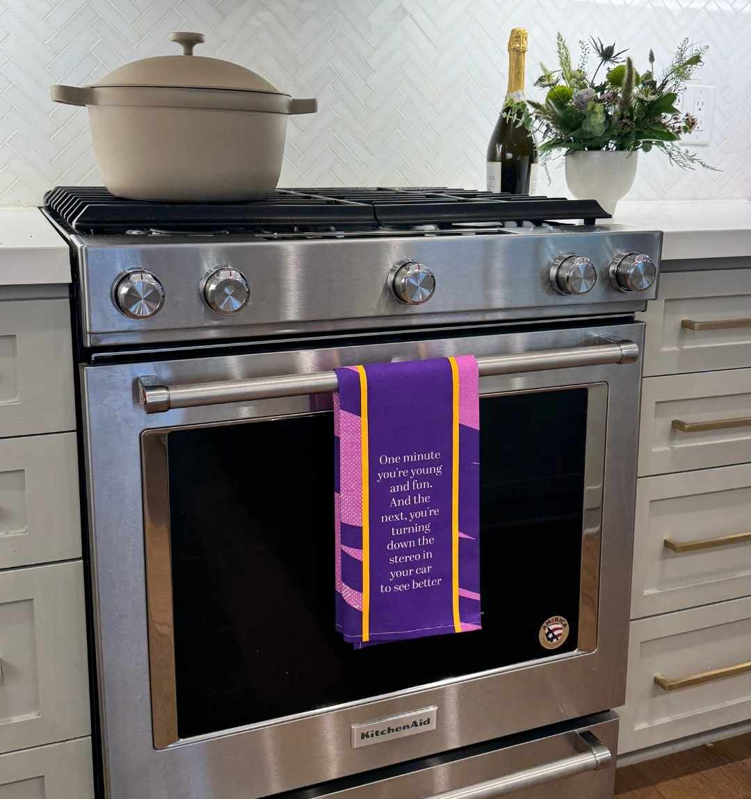 Young and Fun Dish Towel