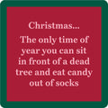 Xmas Dead Tree Coaster