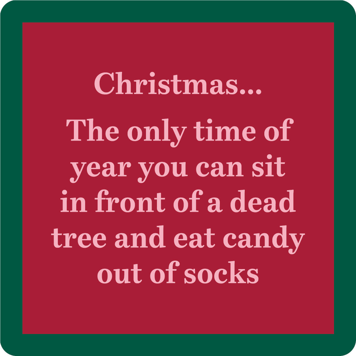 Xmas Dead Tree Coaster
