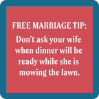 Free Marriage Tip Coaster
