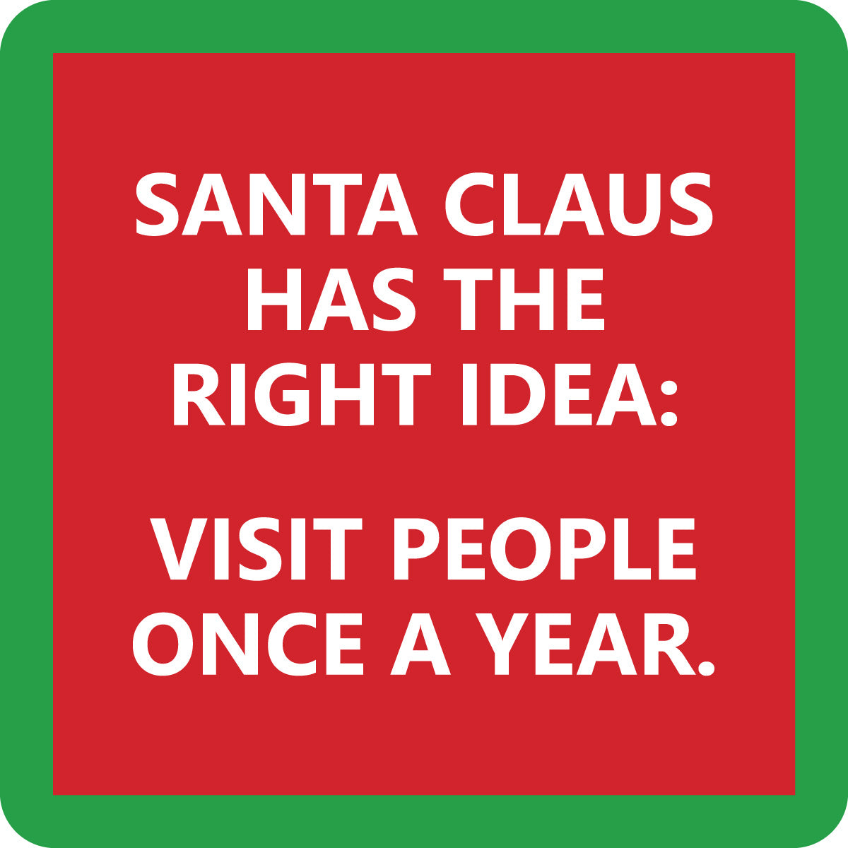 Xmas Santa Claus Coaster