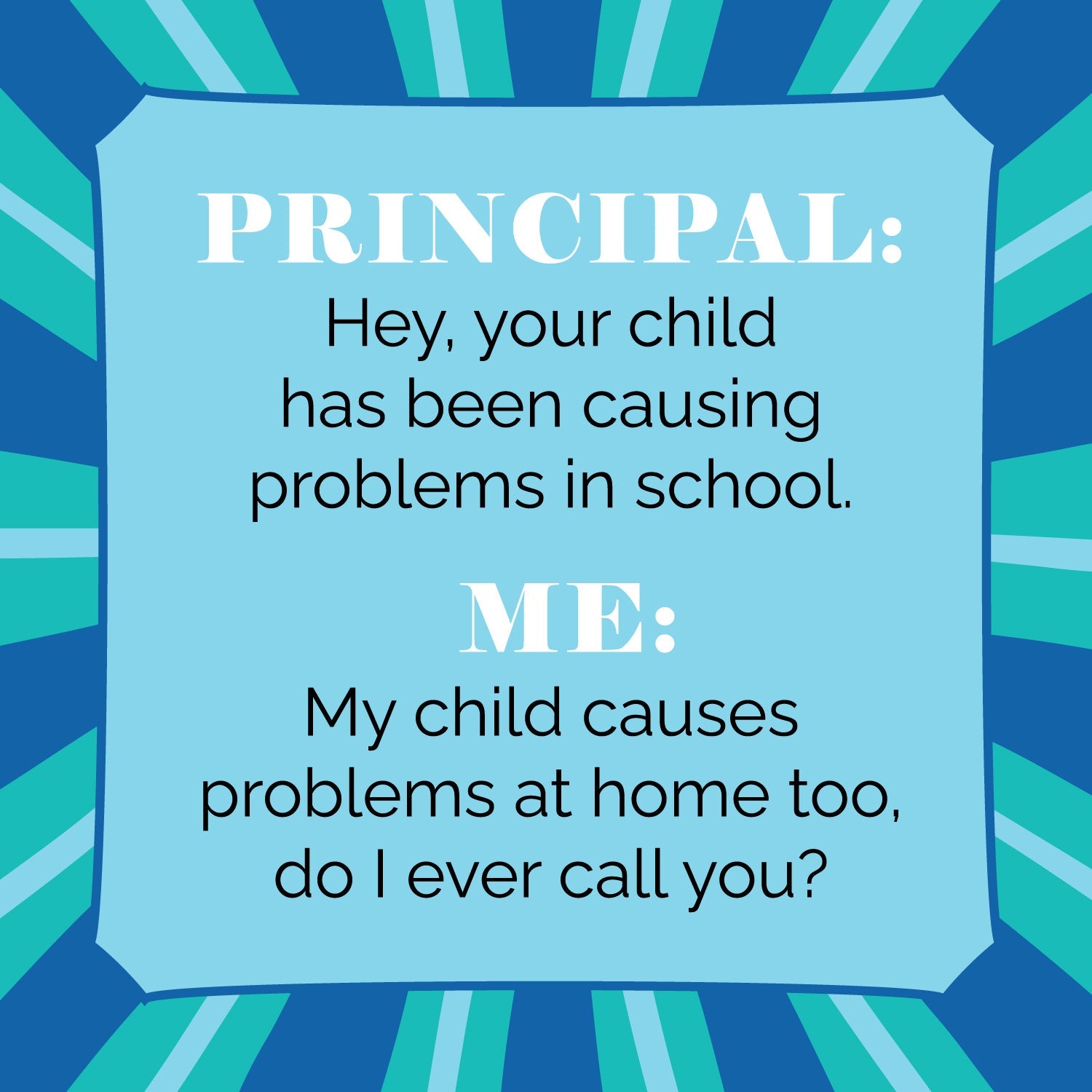 Principal Square Metal Magnet