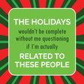 Related To These People Square Metal Magnet