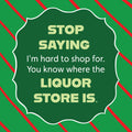 Liquor Store Square Metal Magnet