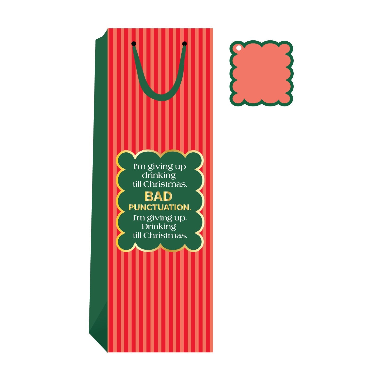 Bad Punctuation - Wine Bag