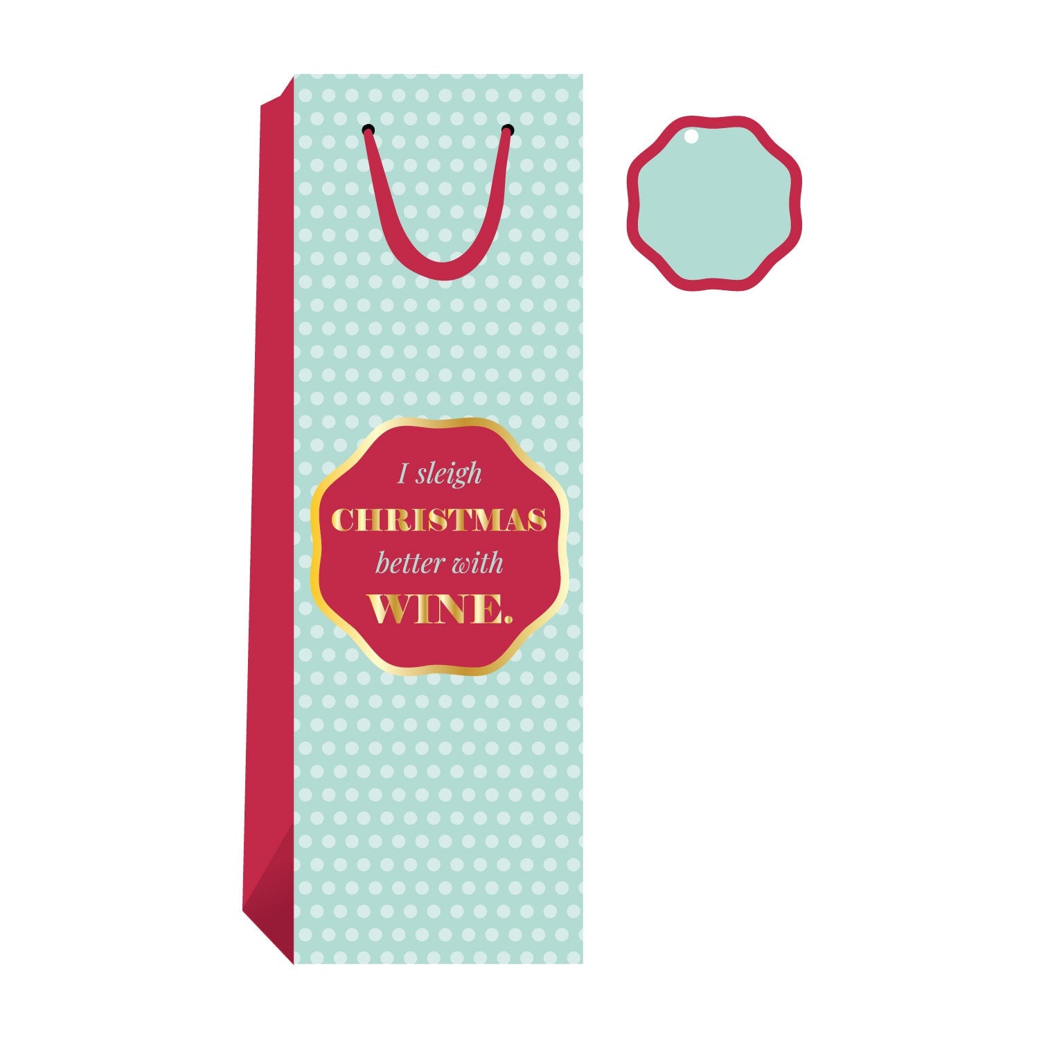 I Sleigh Christmas - Wine Bag
