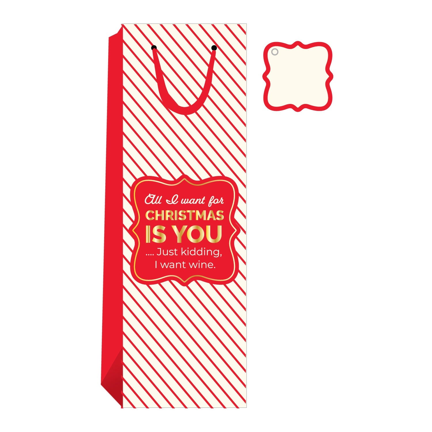 I Want Is You - Wine Bag