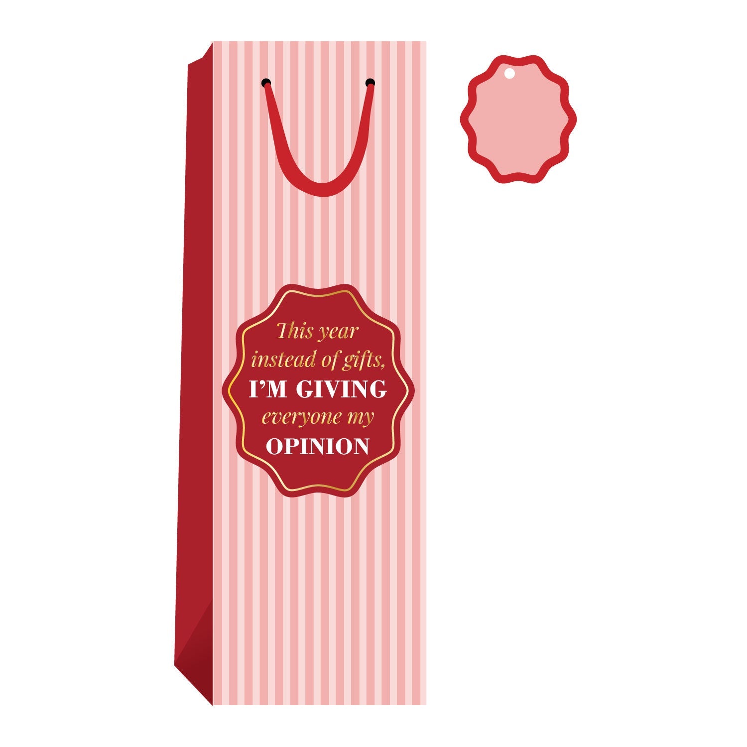 My Opinion - Wine Bag