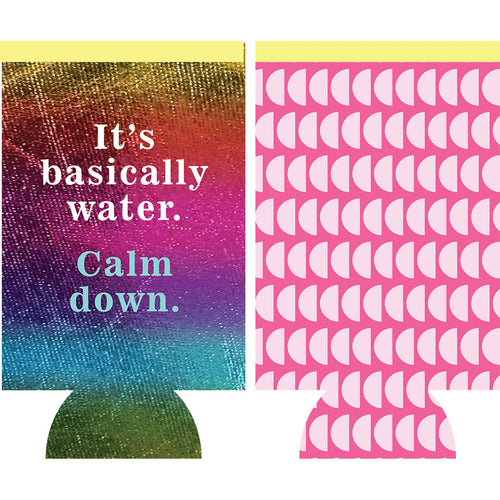 Calm Down Slim Can Sleeve