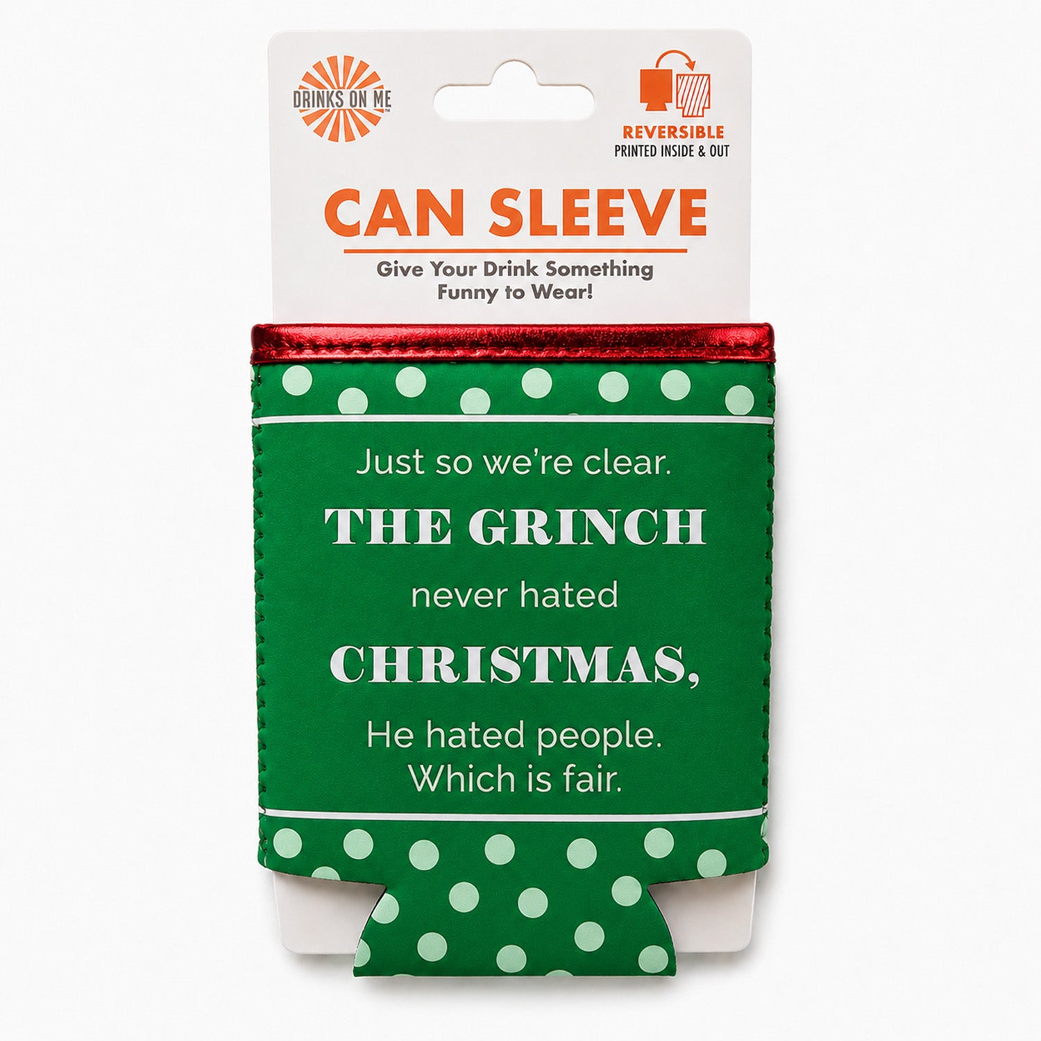 The Grinch Regular Can Sleeve