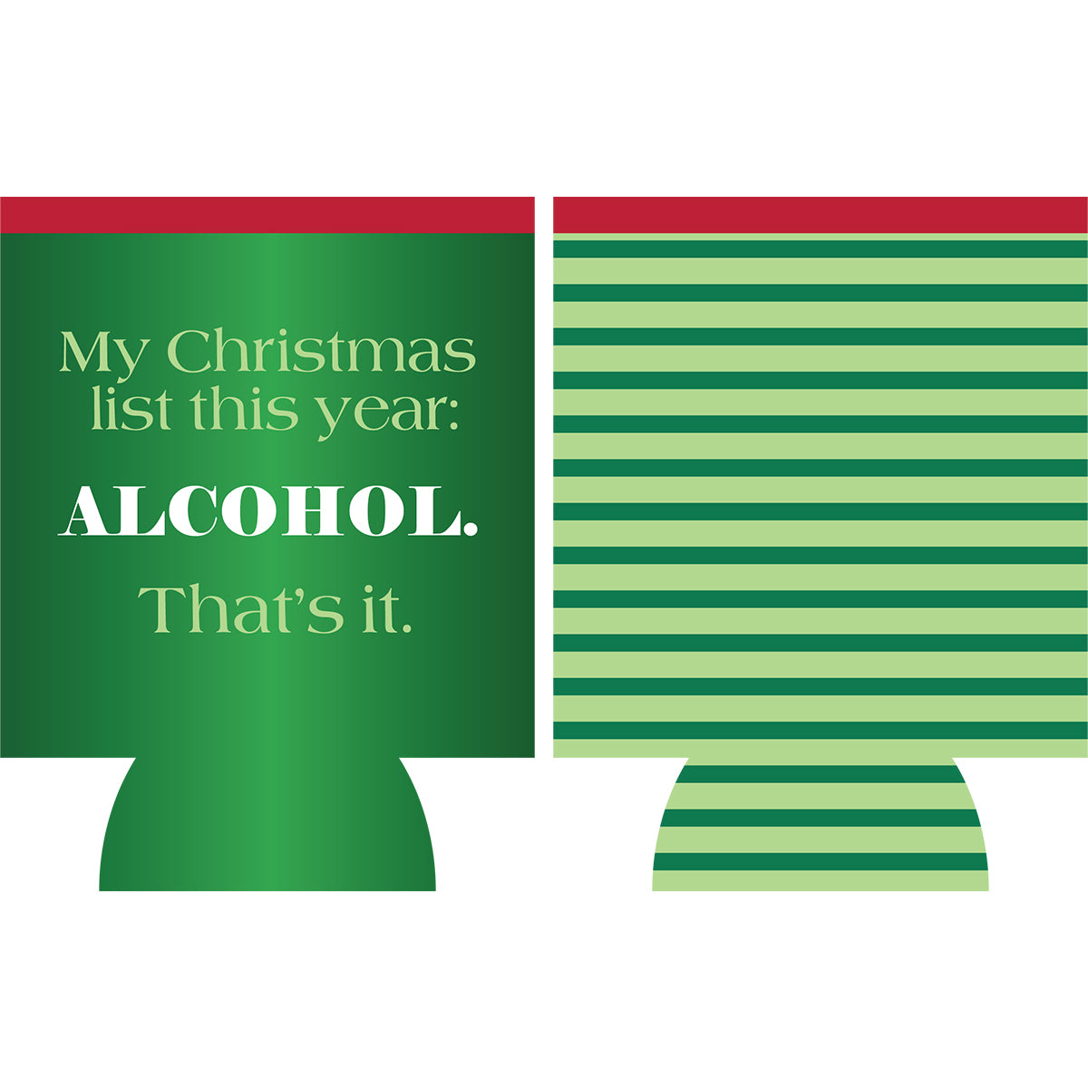 Christmas List Regular Can Sleeve