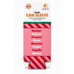 Dasher Dancer Slim Can Sleeve