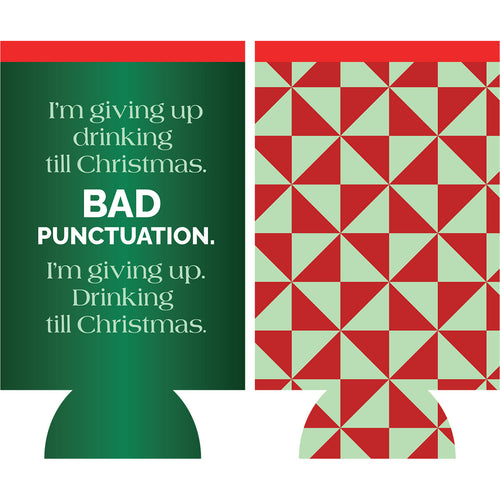 Bad Punctuation Slim Can Sleeve