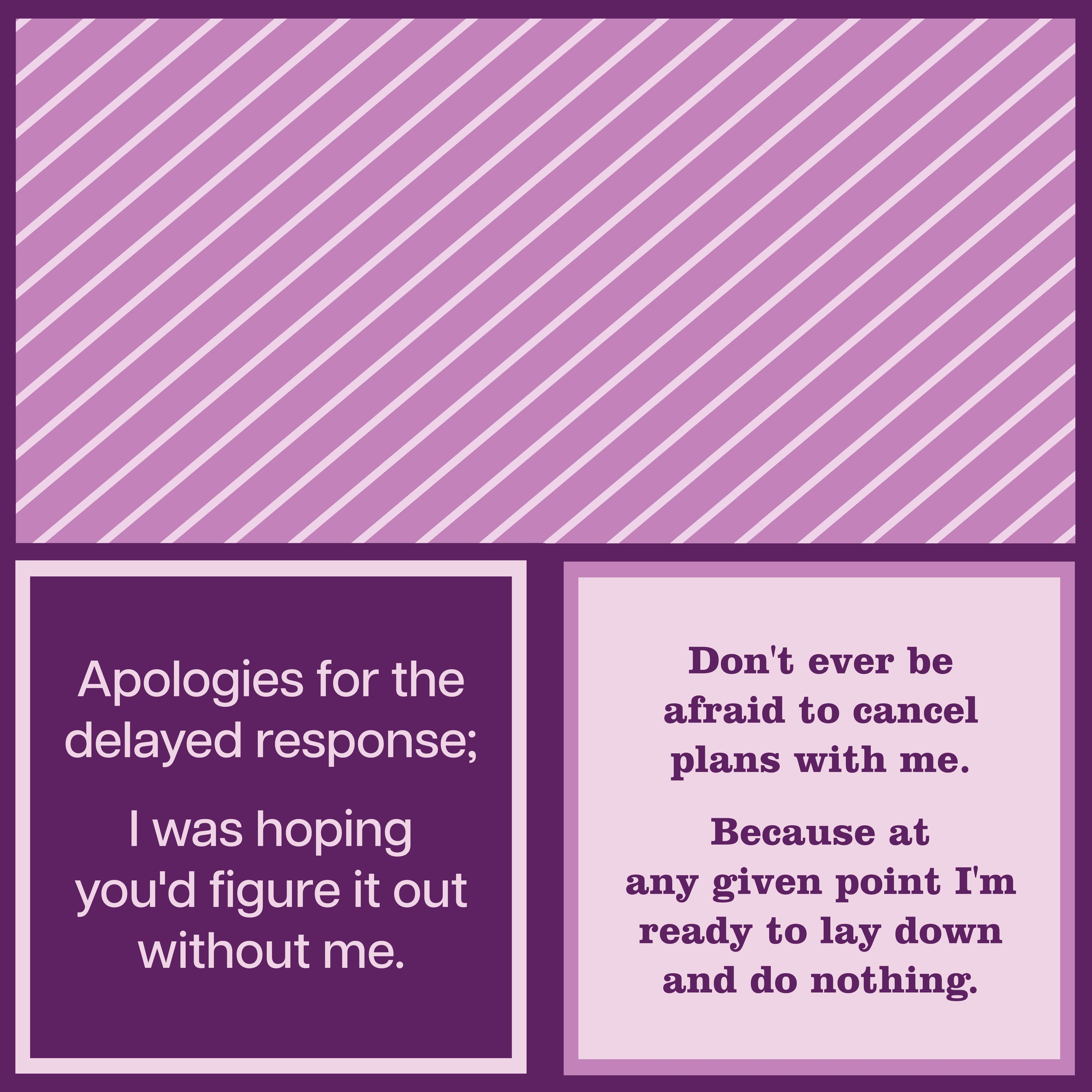 Cancel Plans Napkin
