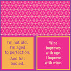 Wine Improves With Age Napkin
