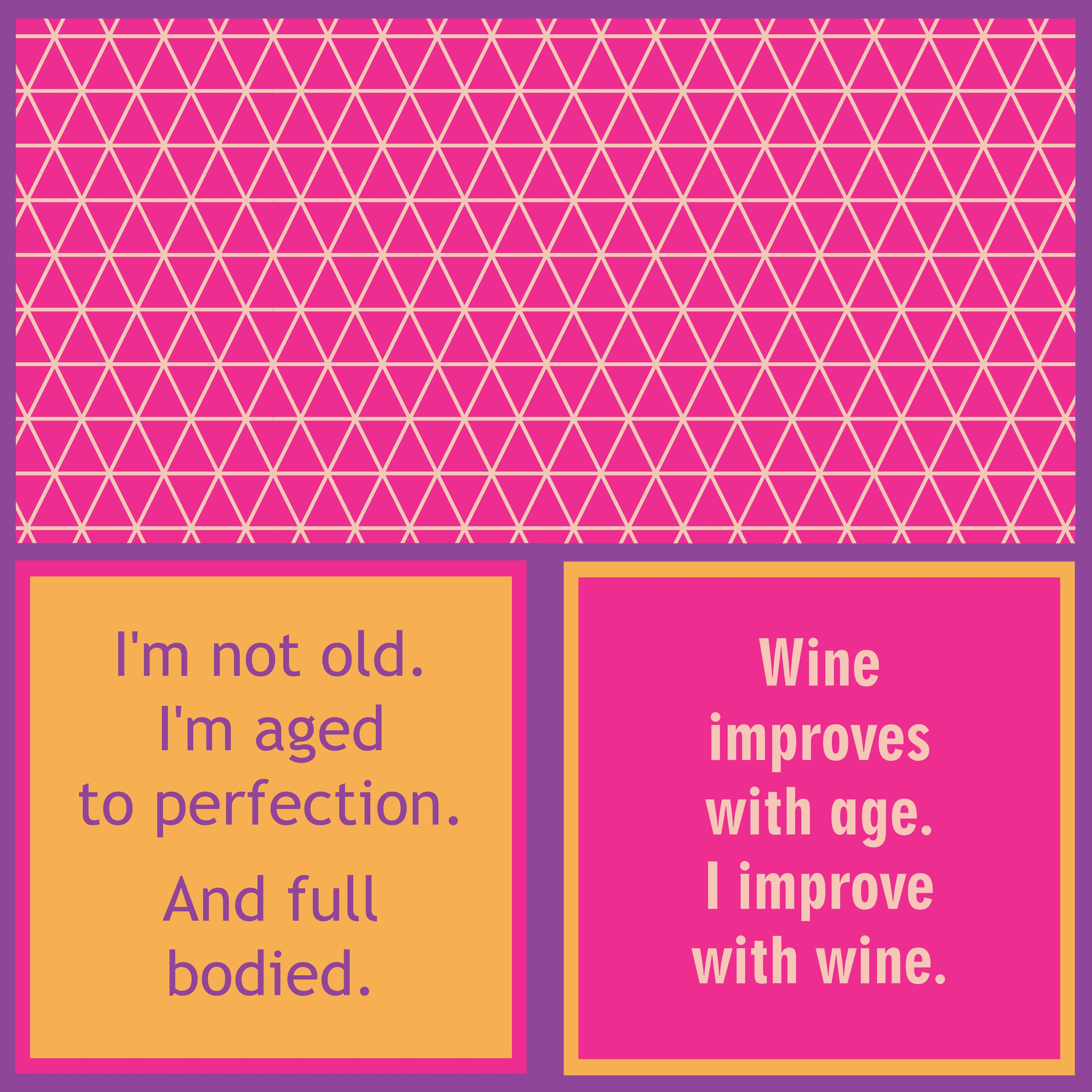 Wine Improves With Age Napkin