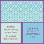 My Back Goes Out Napkin