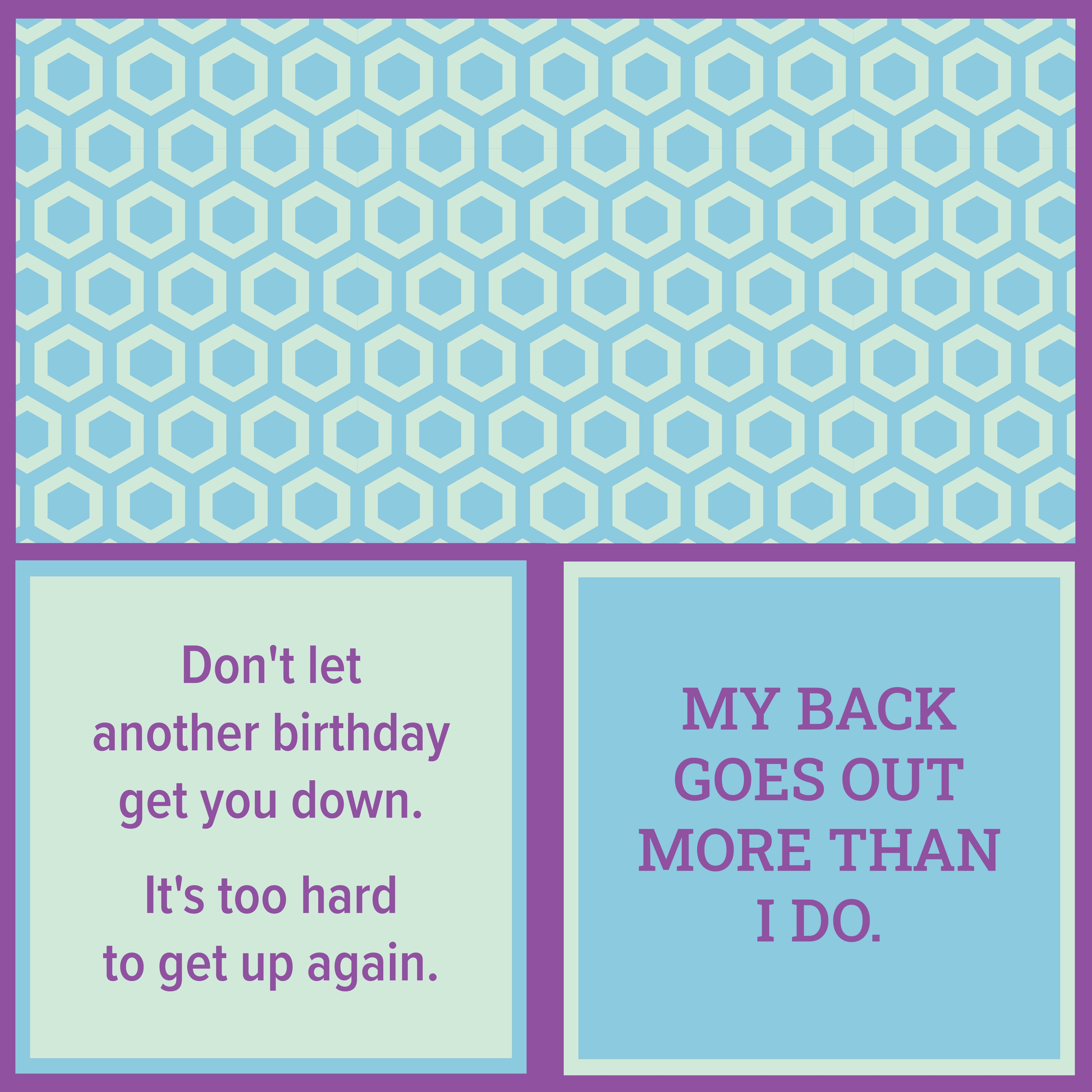 My Back Goes Out Napkin