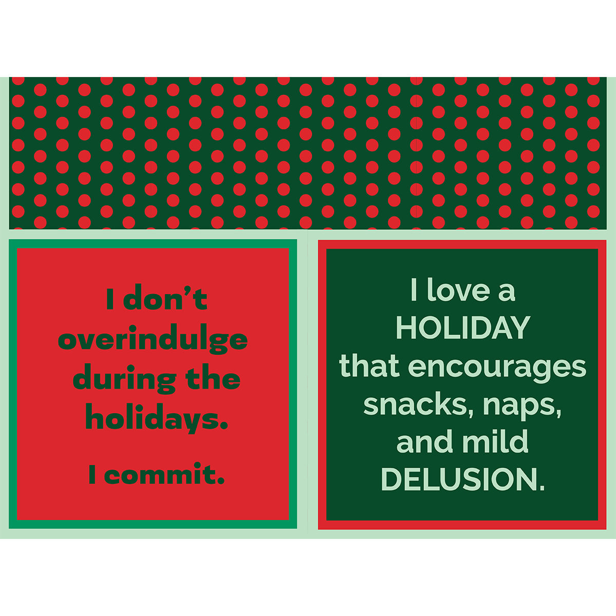 XMAS Holiday Mild Delusion Napkin