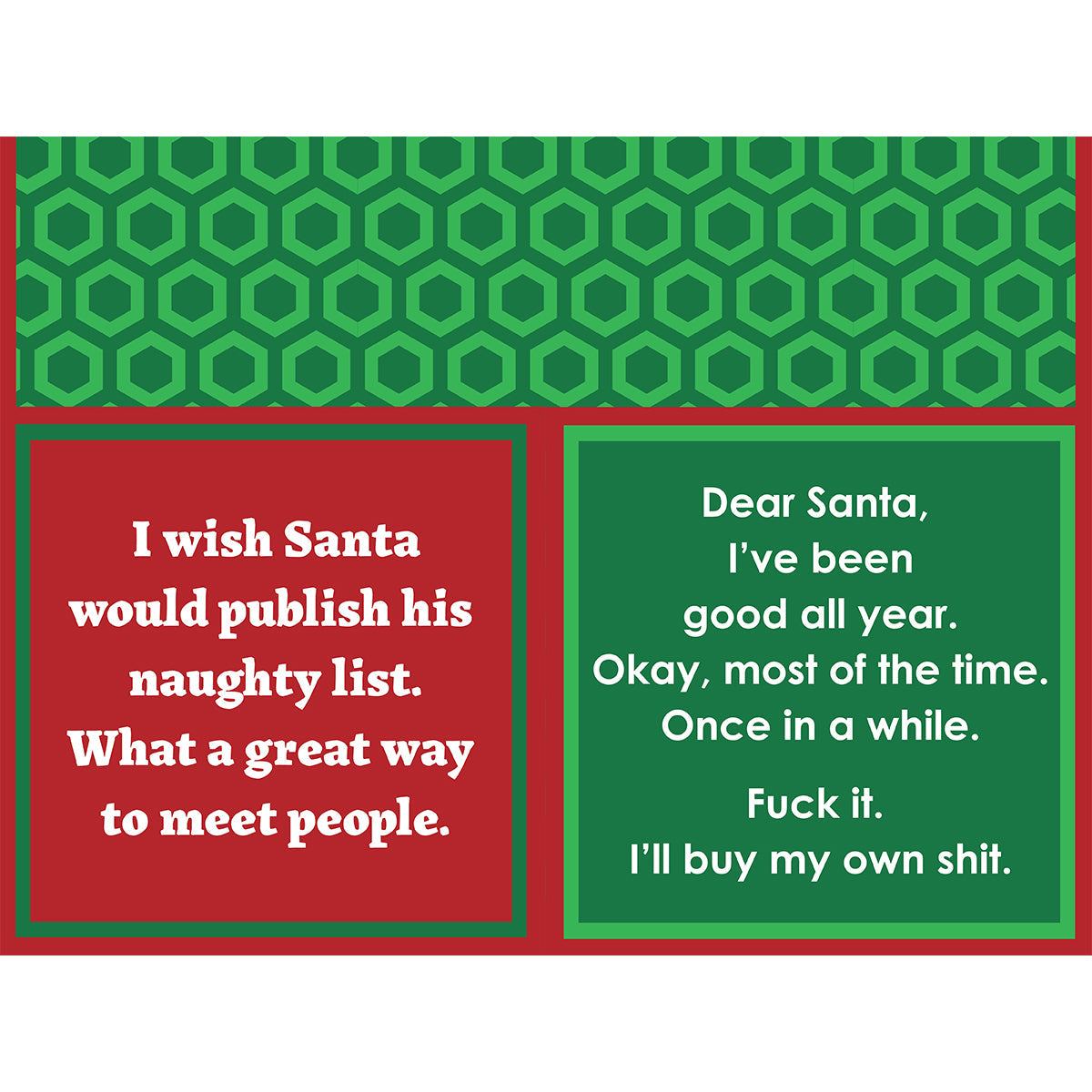 XMAS Dear Santa Napkin