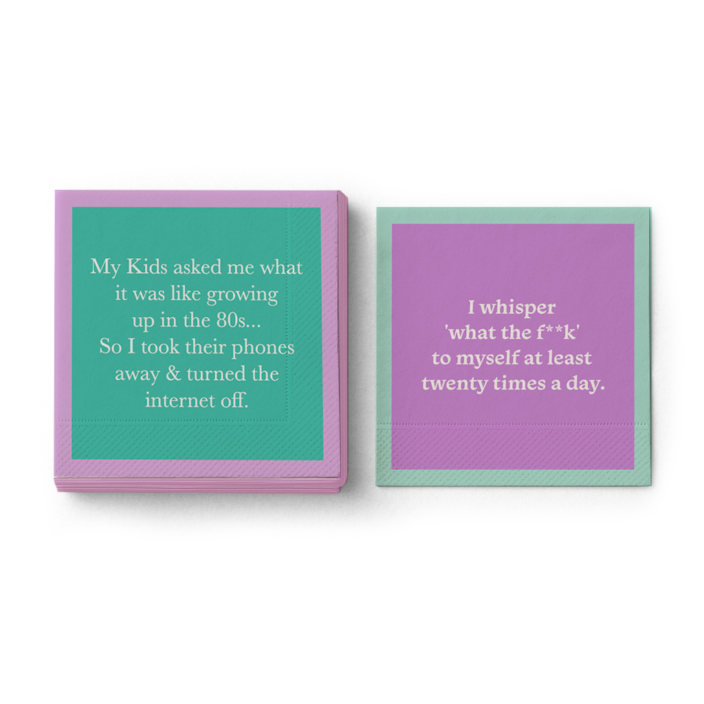 Growing up in 80's Napkin