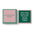 Talk to self Napkin
