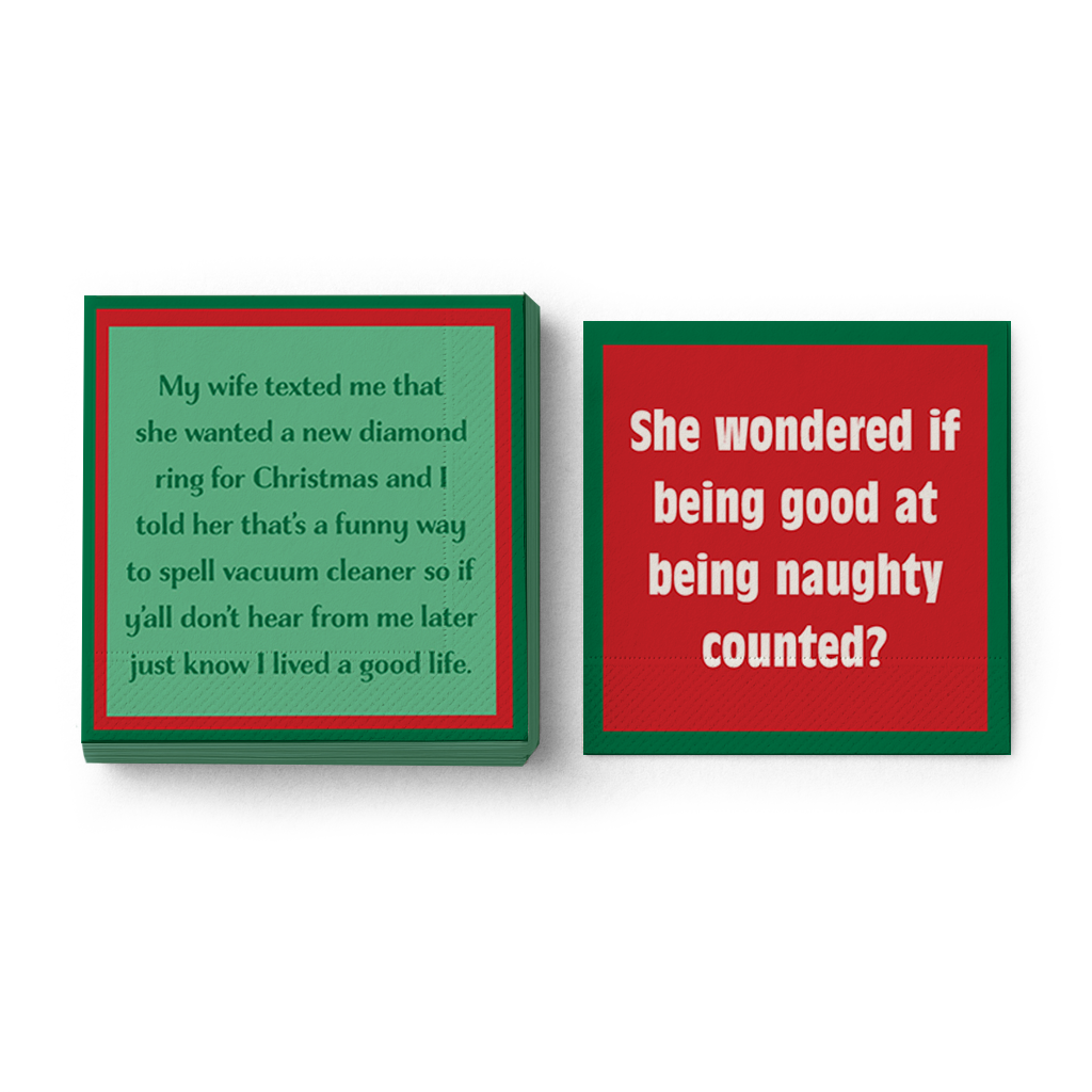 Xmas Counted Napkin