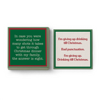 Xmas Giving Up Napkin
