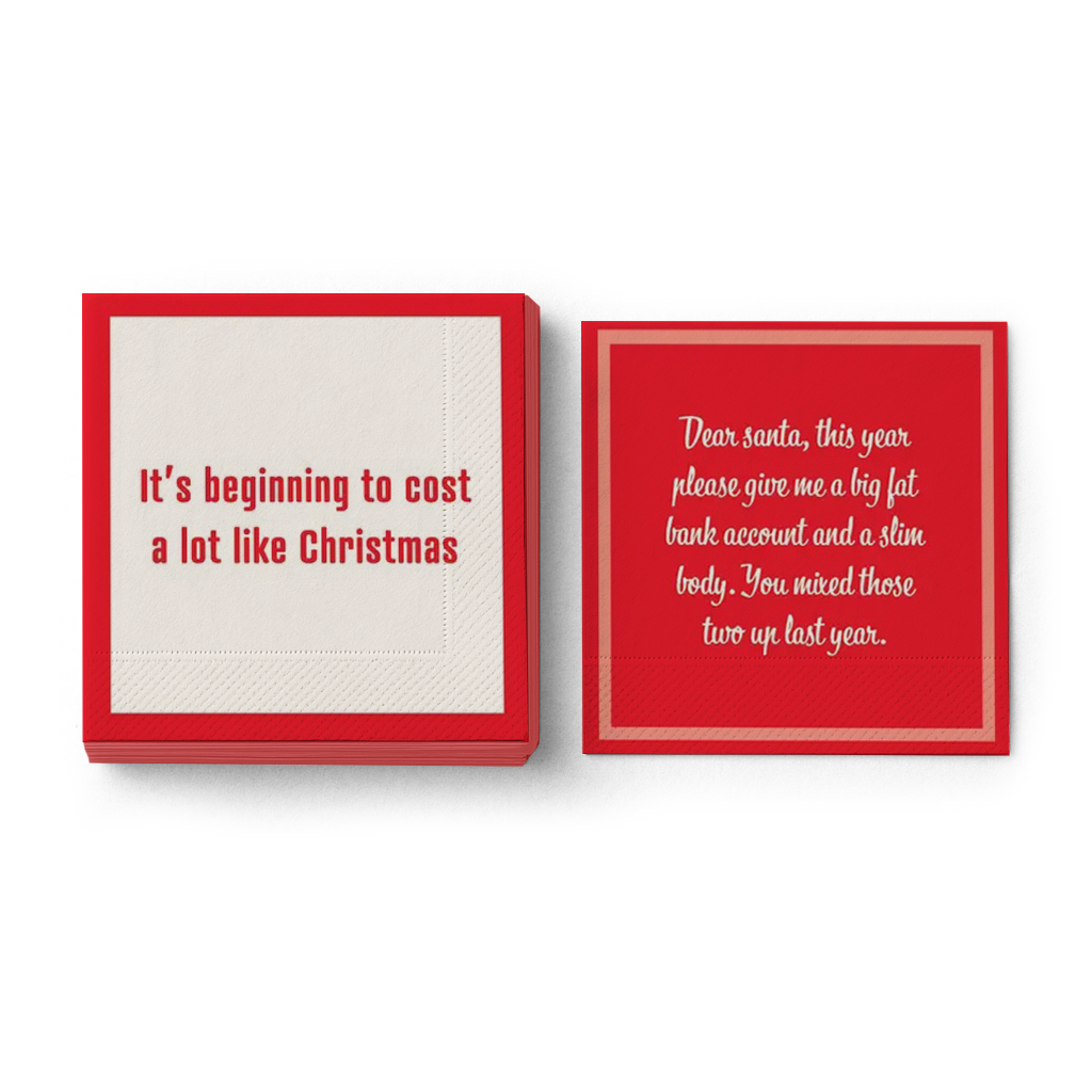 Dear Santa CHRISTMAS Napkin