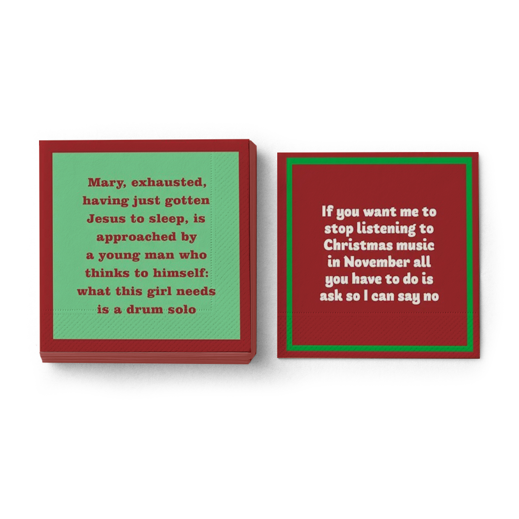 Xmas Music CHRISTMAS Napkin