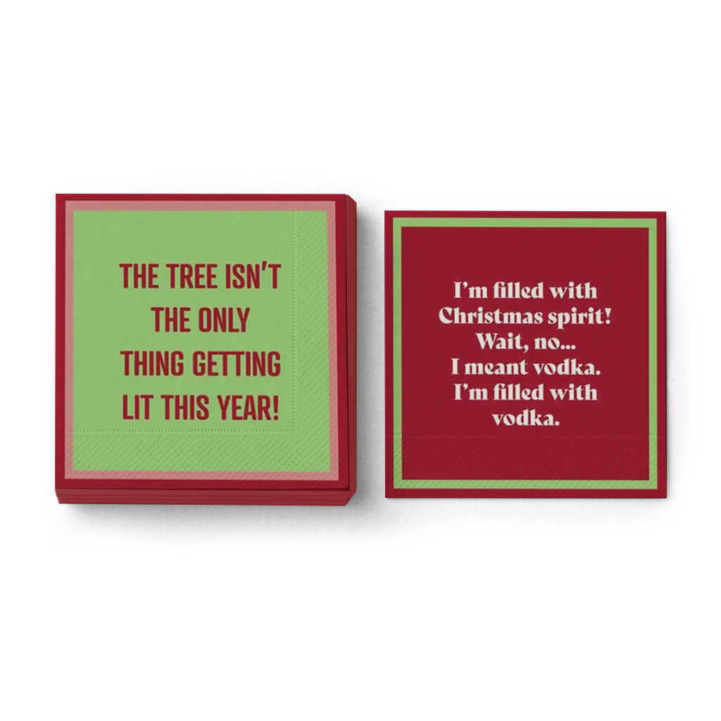 Xmas Spirit CHRISTMAS Napkin