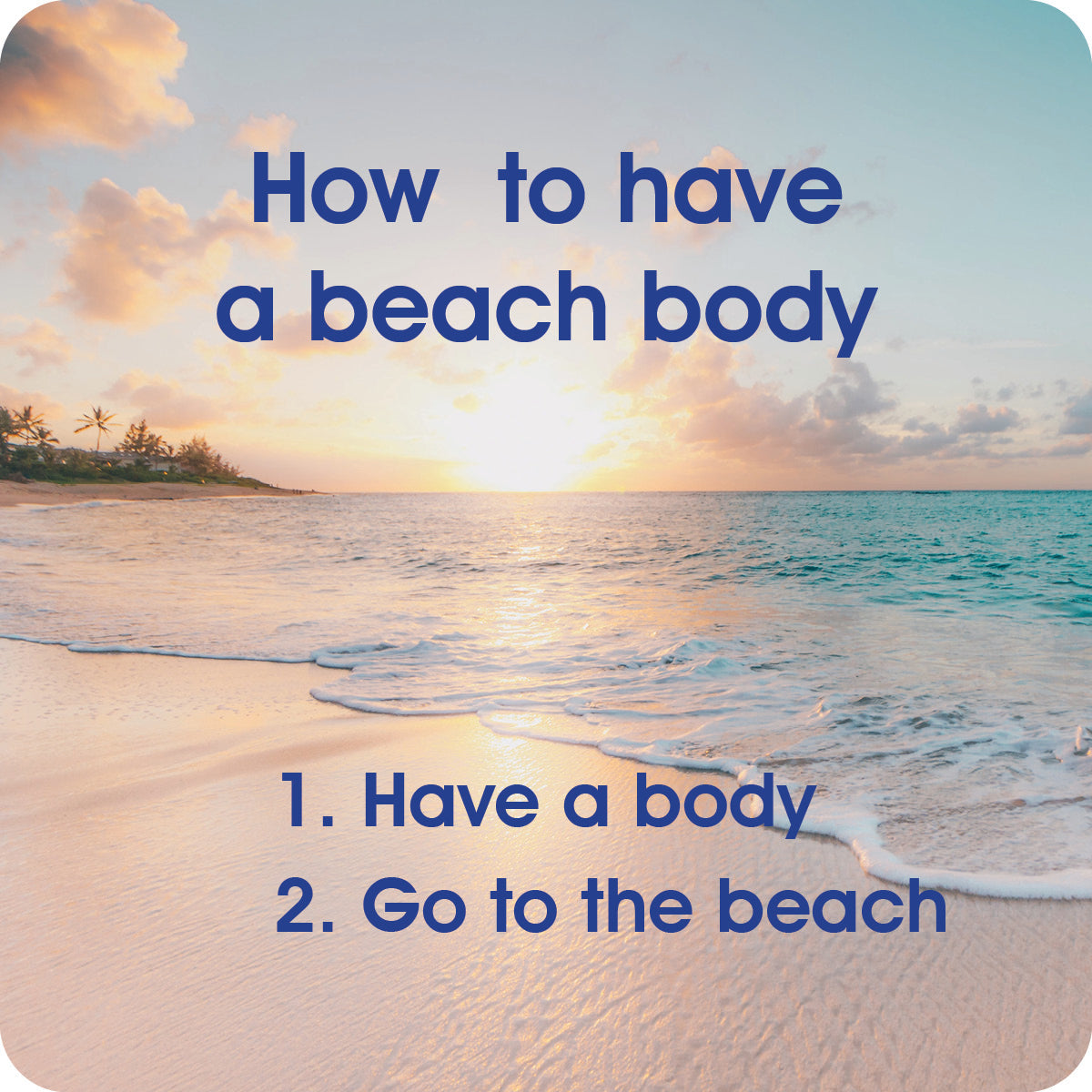 Beach Body Coaster