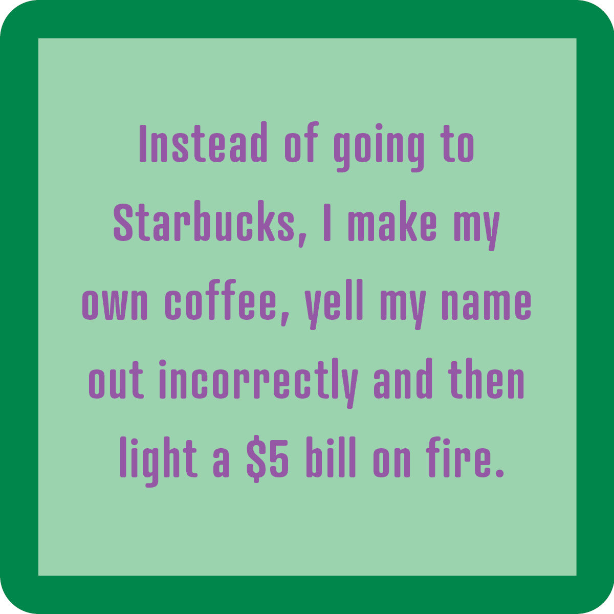 Starbucks Coaster