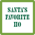 Santa's HO CHRISTMAS Coaster
