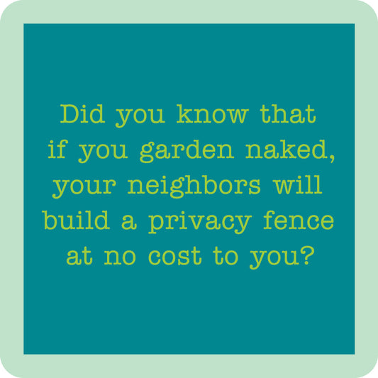 Garden naked Coaster